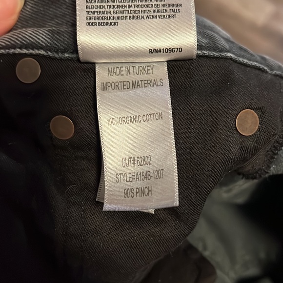 AGOLDE 90s Pinch Waist High Rise Straight - 27 - Picture 6 of 6